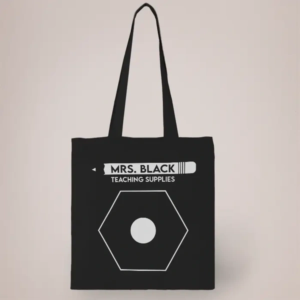 Carolina Tote Bags - Black Example